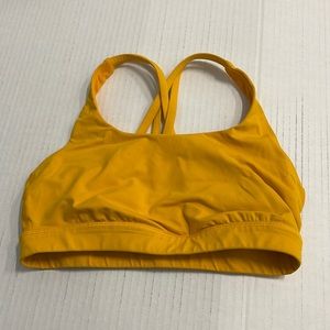 Lululemon Energy Bra Medium Support Orange